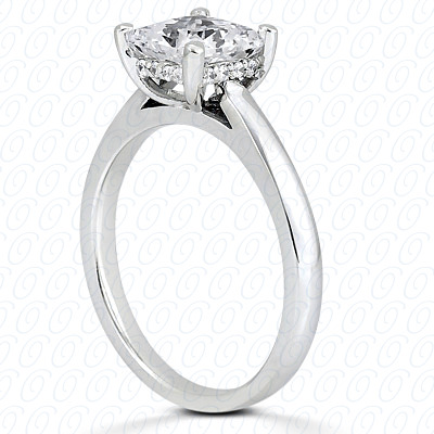 14KP Princess 0.06 CT. SOLITAIRES