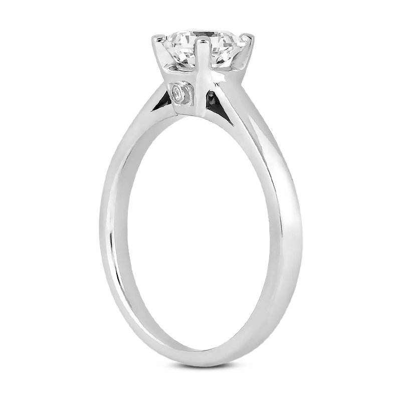 14KT Princess 0.03 CT. SOLITAIRES